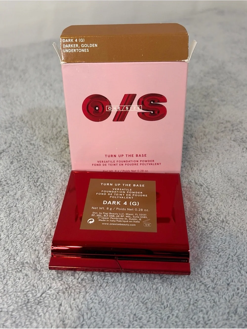 ONE/Size turn up the base versatile foundation Dark 4 (G) BNIB stk#EC0109